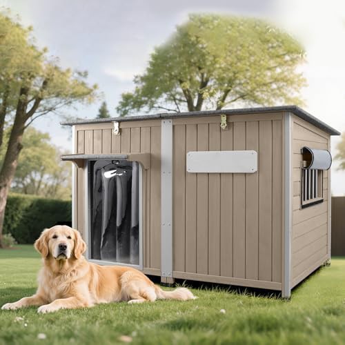 Extra large weatherproof house with ten feet