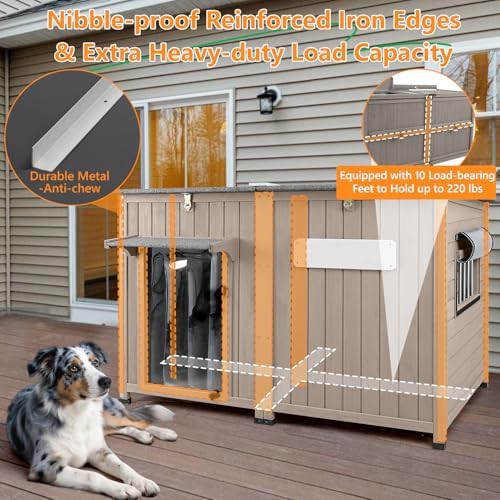 Extra large weatherproof house with ten feet — photo 4
