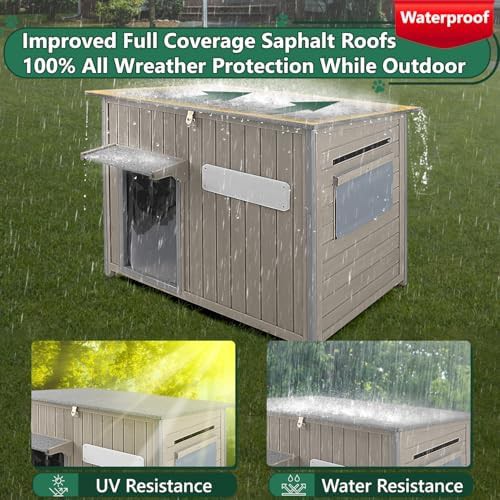 Weatherproof Doghouse with Anti Bite Metal Frames — photo 3