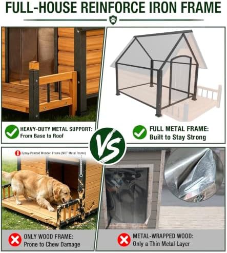 Extra large iron frame heated kennel — photo 3