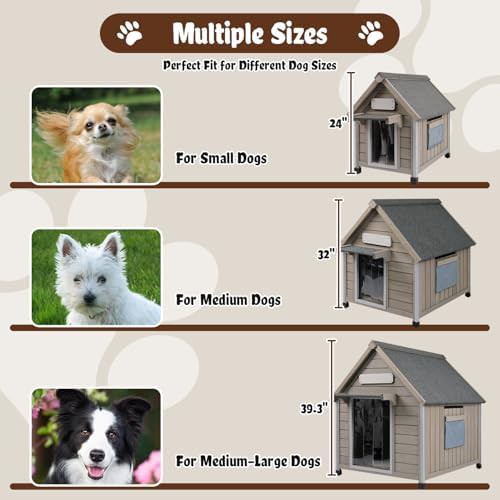 Small wooden outdoor dog kennel — photo 5