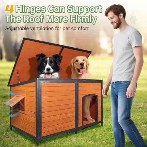 Extra large insulated metal frame dog house — photo 5