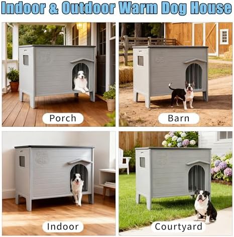 Waterproof Plastic Outdoor and Indoor Dog House — photo 5
