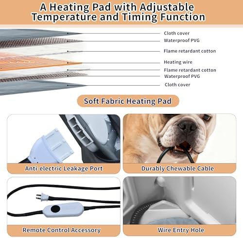 Heated Outdoor House for Medium and Small Dogs — photo 3