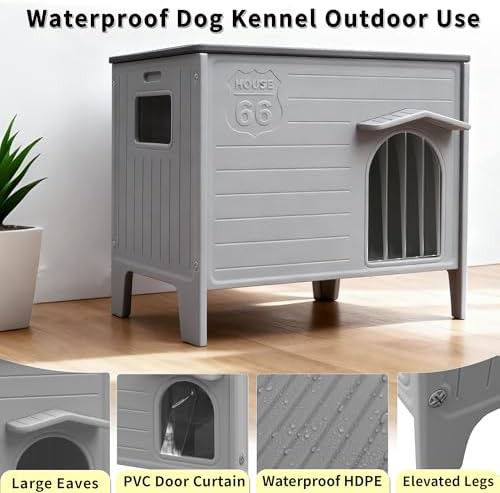 Large Elevated Weatherproof Pet Shelter — photo 3