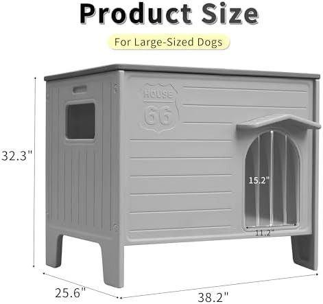 Large Elevated Weatherproof Pet Shelter — photo 4