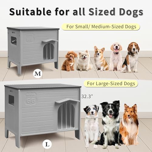 Large Elevated Weatherproof Pet Shelter — photo 5