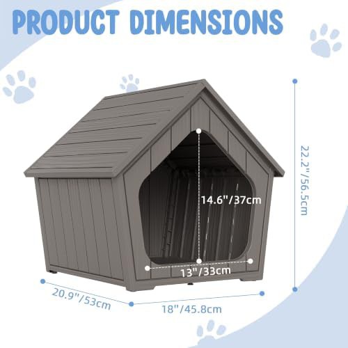 Small grey plastic shelter with porch — photo 4