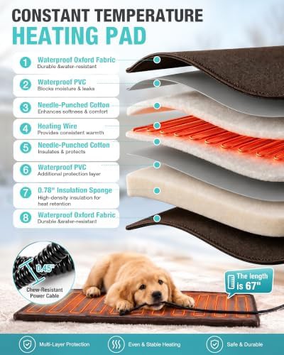 Insulated large dog house with heating pad — photo 3