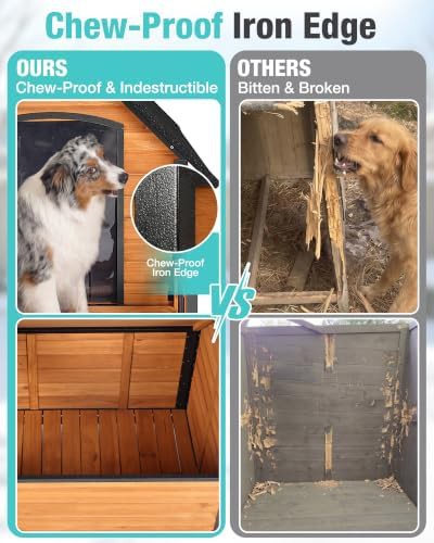 Insulated large dog house with heating pad — photo 5