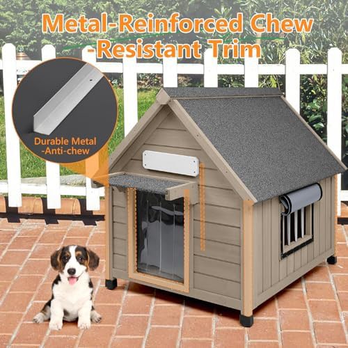 Small to medium wooden weatherproof kennel — photo 3