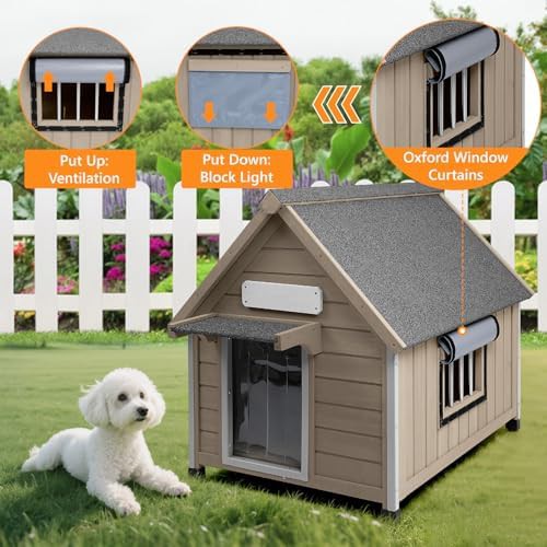 Small to medium wooden weatherproof kennel — photo 4