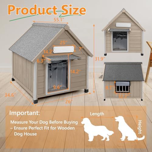 Small to medium wooden weatherproof kennel — photo 5