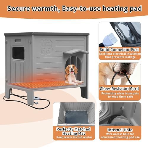 Heated Fabric House for Small Dogs — photo 3