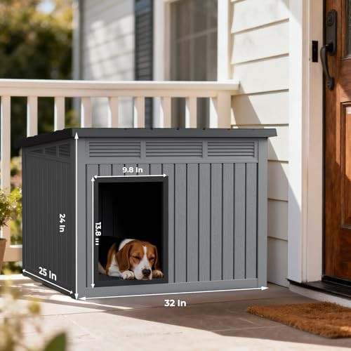 Grey waterproof plastic house with openable top — photo 5