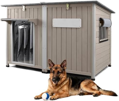 Extra large outdoor house with iron frame