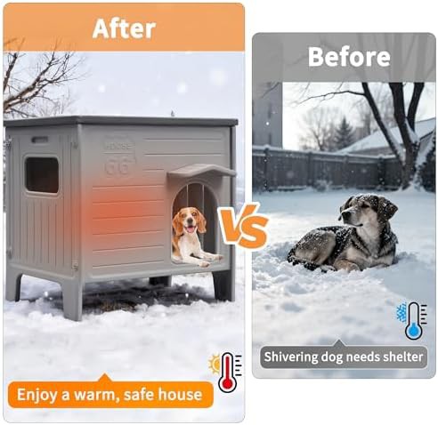 Insulated Weatherproof Small Outdoor Dog House — photo 5
