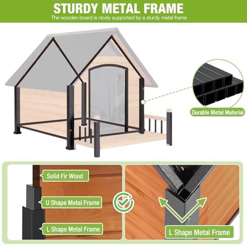 Extra large weatherproof wooden shelter — photo 3