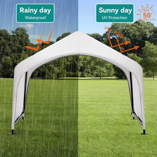 Extra large silver outdoor dog tent — photo 5
