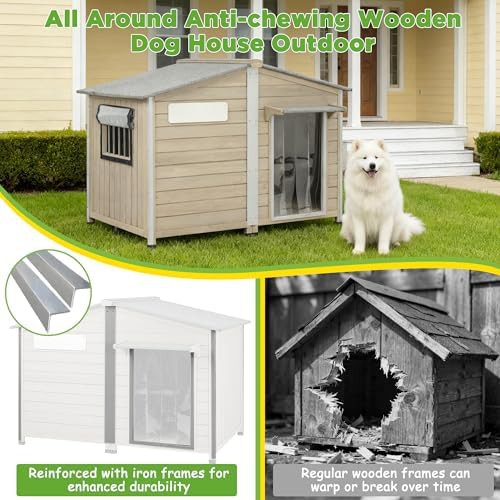 Extra Large Doghouse with Full Metal Frame — photo 4