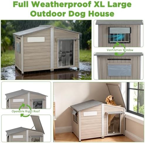 Extra Large Doghouse with Full Metal Frame — photo 5