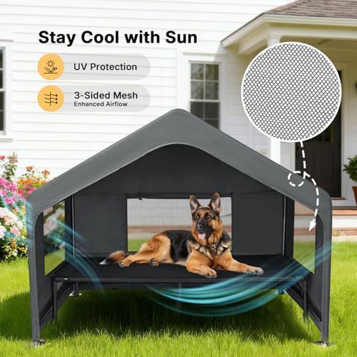 Extra large elevated weatherproof dog house — photo 4