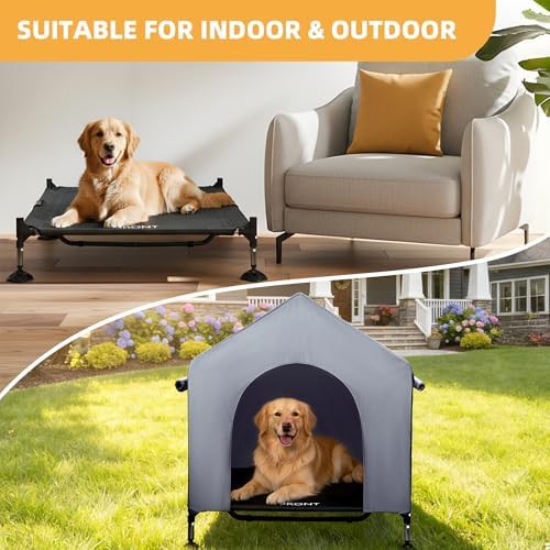 Large elevated cot bed dog house — photo 5