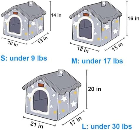 Plush foldable indoor pet cave bed — photo 3