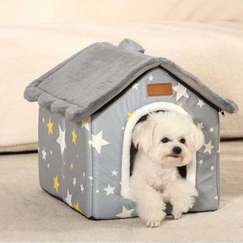 Plush foldable indoor pet cave bed — photo 4