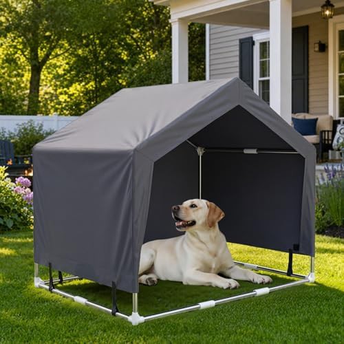 Stainless Steel Frame Outdoor Dog Tent Shelter