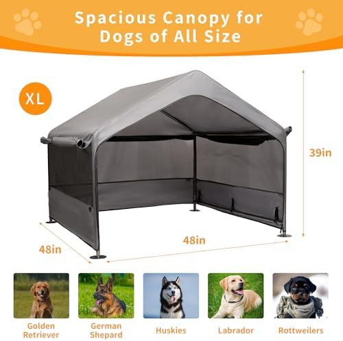 Extra large metal frame shade canopy — photo 3