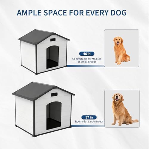 Extra large weatherproof plastic dog house — photo 5