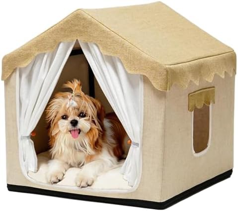 Soft cozy cat and dog cave