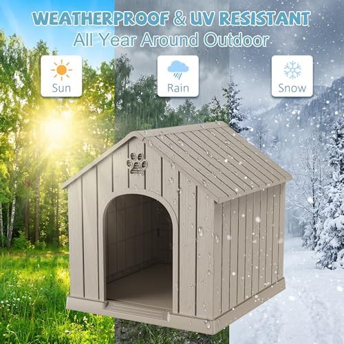 Large waterproof resin outdoor kennel — photo 5