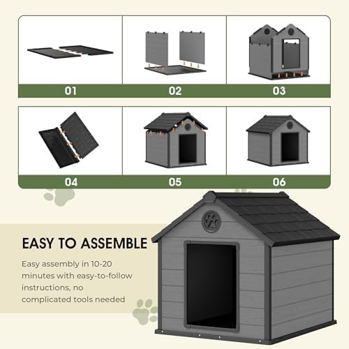 Extra large waterproof plastic giant dog kennel — photo 3