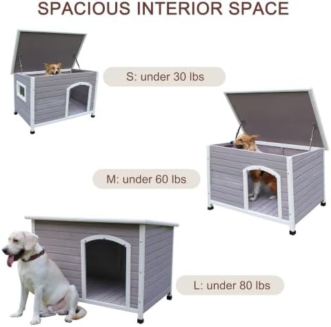 Large Wooden Elevated Outdoor Dog House — photo 5