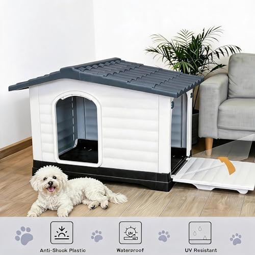 Two Door Dog House with Fold Out Porch — photo 3