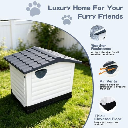 Two Door Dog House with Fold Out Porch — photo 4