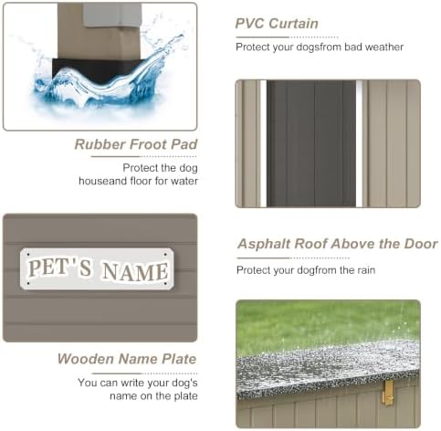 Wooden Outdoor Kennel for Small and Medium Dogs — photo 4