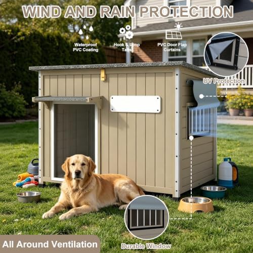 Wooden Outdoor Kennel for Small and Medium Dogs — photo 5