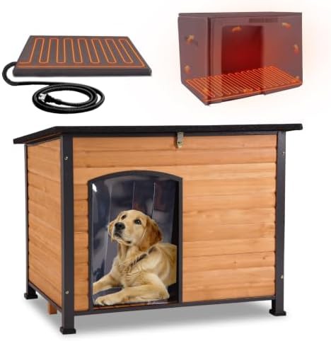Medium wooden heated insulated house