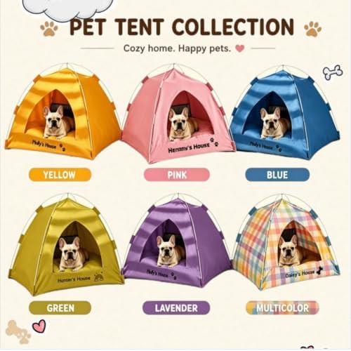 Personalized small pet tent with mesh — photo 5