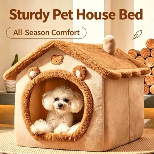 Soft indoor pet cave bed for small dogs — photo 2
